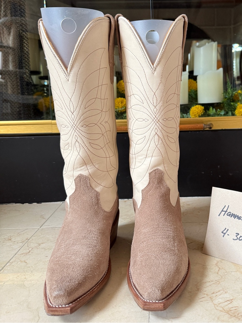 New Tecovas Annie Monarch Sand and Bone size 6 B